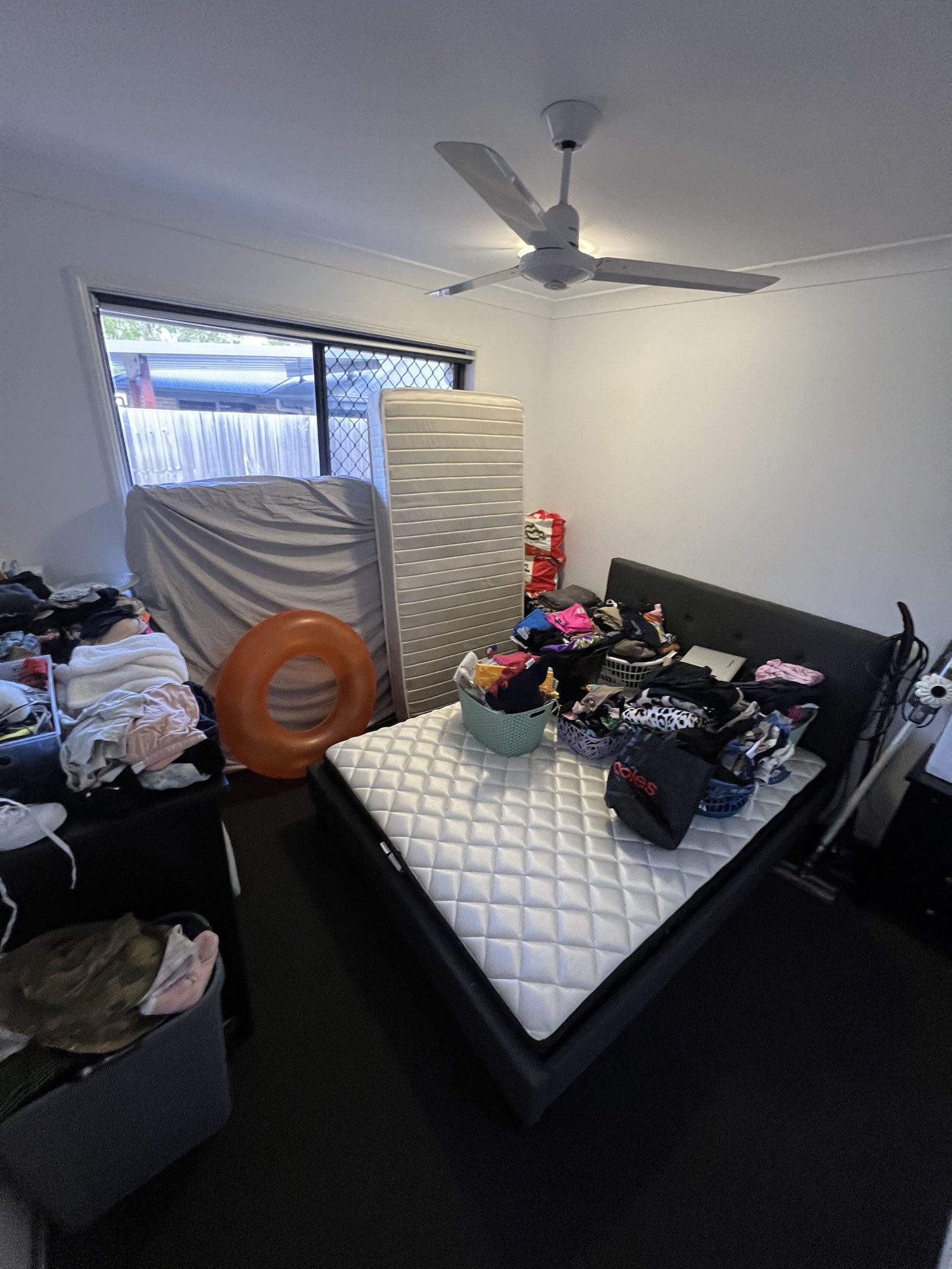 A bedroom after a Care for a Clean declutter and reset